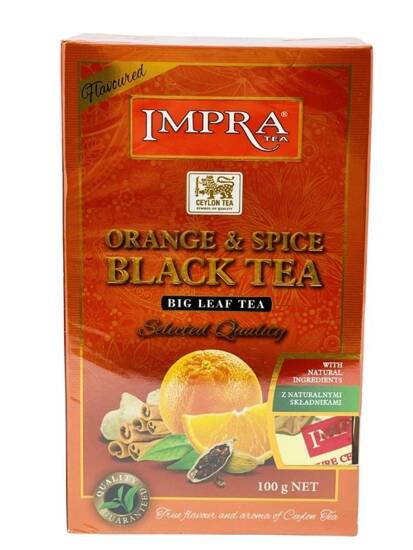 Impra Orange&spice Black Tea Liść 100g